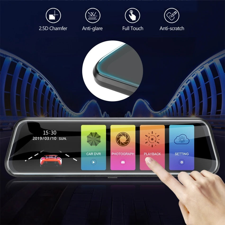 AutoLund Dual Lens Mirror Recorder